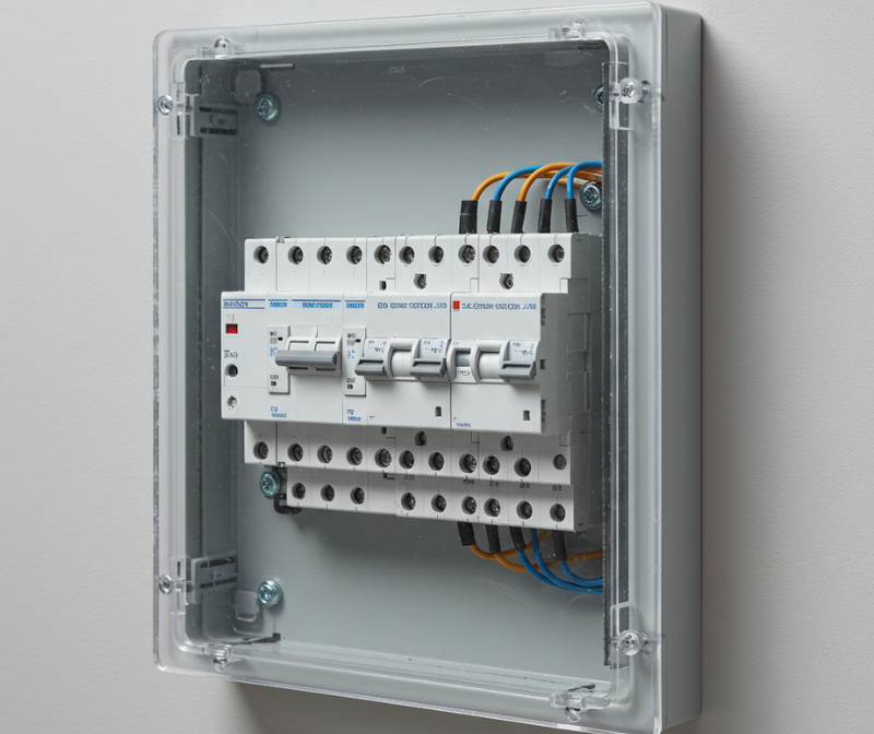 Image of a clean and well-organized electrical circuit box.